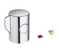 GROHE 47981000 Kits de réparation et d'embellissement, Chromé | Poignée de rechange ajustée pour la régulation de la température, montage facile sans outil spécial (chrome, 47981000)