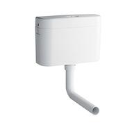 GROHE Adagio, réservoir de chasse apparent pour WC, volume réglable | Réservoir de chasse à fixer au mur, finition robuste en céramique, montage facile (blanc alpin, 37762SH0)