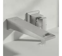 Grohe Allure Brilliant Mitigeur lavabo mural 2 trous Taille L Finition inox bros