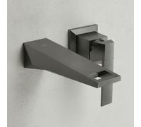 Grohe Allure Brilliant Mitigeur lavabo mural 2 trous Taille M Anthracite, 29402A