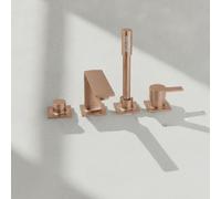 Grohe Allure Mitigeur Bain/Douche 4 trous Bronze, 19316DL1