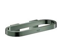Grohe anneau Selection serviettes match0 41035AL0 20 cm de long, ovale, graphite dur brossé