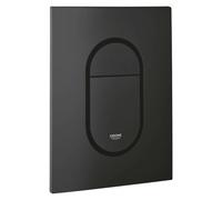 GROHE Bouton de chasse d'eau pour WC Arena Cosmopolitan S 37624KF0 – Noir fantôme, montage vertical