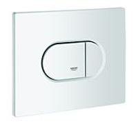 Grohe Arena Plaque de poussée cosmopolite 38858SH0 blanc, montage horizontal