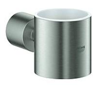 Grohe Atrio Halter 40304DC3 supersteel, pour verre de cristal et Seifenspender
