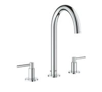 Grohe - Atrio Mélangeur 3 trous 1/2" Lavabo Taille M, Chromé (20009003)