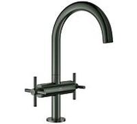 Grohe Atrio mitigeur lavabo à deux poignées 21144AL0 1/2", taille L, graphite dur brossé
