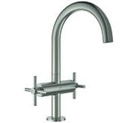 Grohe Atrio mitigeur de lavabo à deux poignées 21144DC0 2000 /2", taille L, supersteel