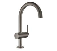 GROHE Atrio Mitigeur de lavabo sur plage - bec 16,6 cm - taille L - push open - graphite dur brossé 32042AL3