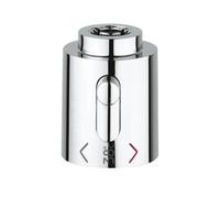 Grohe Atrio Poignée de réglage de température pour mitigeur thermostatique chromée, 06676000,