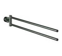 Grohe Atrio porte-serviettes 40308AL3 graphite dur brossé, 2 bras, pivotante
