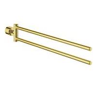 Grohe Atrio porte-serviettes 40308GL3 cool sunrise, 2 bras, pas de pivotante , fermeture dissimulée