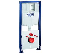 Grohe Solido châssis encastré avec bouton et joint pour cuvette suspendue 39930000