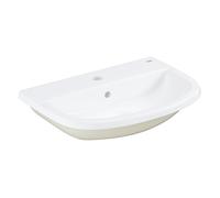 Grohe Bau Ceramic lavabo 56x40 cm semi-circulaire encastrée blanc brillant 39422000