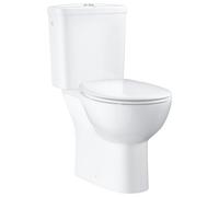 GROHE Ensemble WC Bau Ceramic 39495000 – à poser, sortie horizontale, avec bride – Blanc alpin