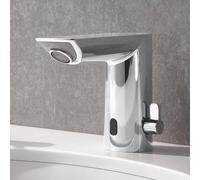 GROHE Mitigeur de lavabo Bau Cosmopolitan E – sans contact infrarouge, limiteur, chromé 36451000