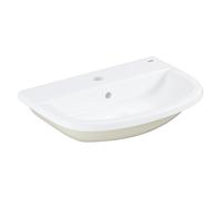 Grohe Bau Ceramic lavabo 56x40 cm semi-circulaire encastrée blanc brillant 39422000
