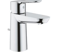 GROHE Mitigeur monocommande de lavabo BauEdge 23328000 Chrome S‑Size avec tirette