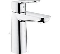 Grohe BauEdge M-taille mitigeur lavabo 23759000 chromé , avec garniture de vidage