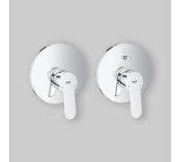 Grohe BauEdge - Mélangeur bain mural avec corps, chrome 29079000