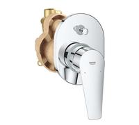 Grohe BauEdge - Mitigeur de baignoire encastré, avec corps d´encastrement, chrome 29039001