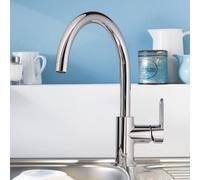 Grohe BauEdge Mitigeur de cuisine, pivotant, 31367000,