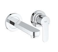 Grohe BauEdge - Mitigeur de lavabo, 2 trous, avec corps d’encastrement, chrome 20474000