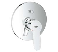 Grohe BauEdge - Mitigeur encastré de baignoire avec corps encastré, chrome 29079000