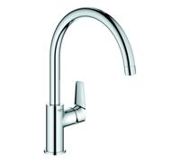 Grohe BauEdge Mitigeur monocommandé pour évier, saillie 223mm, haut, orientable, 31367001