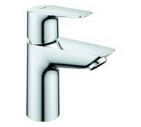 Grohe BauEdge Mitigeur monocommandé pour lavabo, S-Size, saillie 95mm, sans vidage, EcoMode, Cradle to Cradle Certified® Gold, 24193001
