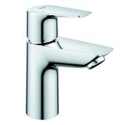 Grohe BauEdge Mitigeur monocommandé pour lavabo, S-Size, saillie 95mm, vidage Push-Open, 23895001