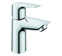 Grohe BauEdge Mitigeur monocommandé pour lavabo, S-Size, saillie 95mm, vidage Push-Open, Low flow Rate Mosseur, 23896001