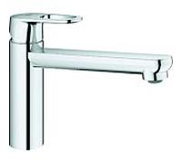 Grohe BauFlow mitigeur d'évier 31688000 chromé , orientable, bec moyen-haut