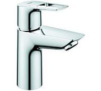 Grohe BauLoop mitigeur lavabo 23878001 2000 /2", taille S, avec garniture de vidage , limiteur de température, corps lisse, chromé