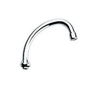 Grohe bec chromé , saillie 140 mm, pivotante