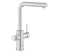 Grohe Blue batterie pour filtre à eau sur pied acier inoxydable 30601DC0