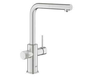 Grohe Blue batterie pour filtre à eau sur pied acier inoxydable 30601DC0
