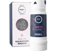 GROHE Blue, filtre à charbon actif, capacité de 3000 litres (pour les régions où la dureté de l'eau est inférieure à 9° dKH), filtre triphasé qui réduit les substances altérant le goût, comme le chlor