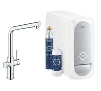 Grohe Blue Home - Mitigeur d’évier avec unité réfrigérante et filtration, chrome 31454001