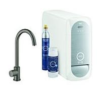 GROHE Mitigeur Grohe Blue 31498AL1 – Mono, filtration & refroidissement – Graphite dur brossé