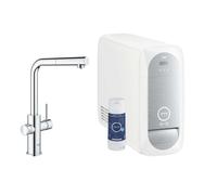 Grohe Blue Home - Mitigeur d'évier Raccordé avec bec extractible, avec dispositif de refroidissement et filtration, chromé 31927001
