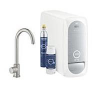 Grohe Blue Home Mono Kit de démarrage 31498DC1 supersteel, Mitigeur bec C