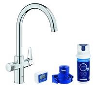 Grohe Blue kit de démarrage avec mitigeur de cuisine sur pied chrome 30593000