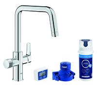 Grohe Blue kit de démarrage avec mitigeur de cuisine sur pied chrome 30596000