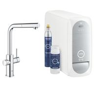 Grohe Blue kit de démarrage avec mitigeur de cuisine sur pied StarLight Chrome 31539000