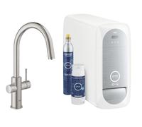 Grohe Blue mitigeur de cuisine avec filtre sur pied SuperSteel 31541DC0