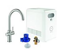 Grohe Blue kit de démarrage avec mitigeur de cuisine sur pied SuperSteel 31323DC2