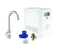 Grohe Blue kit de démarrage avec mitigeur de cuisine sur pied StarLight Chrome 31302002