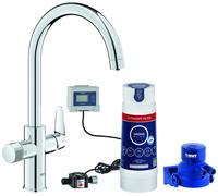 Grohe Grohe Starter Kit Blue Pure BauCurve 30582 C-Bec filtre US chromé Quantité:1