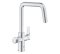Grohe Blue Pure - Mitigeur d'évier Eurosmart avec fonction filtrante, chrome 30583000
